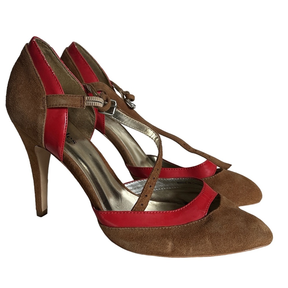 Charles by Charles David Suede and Patent Stilettos